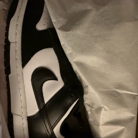 Nike Dunk Low in White and Black - Picture 2 of 5